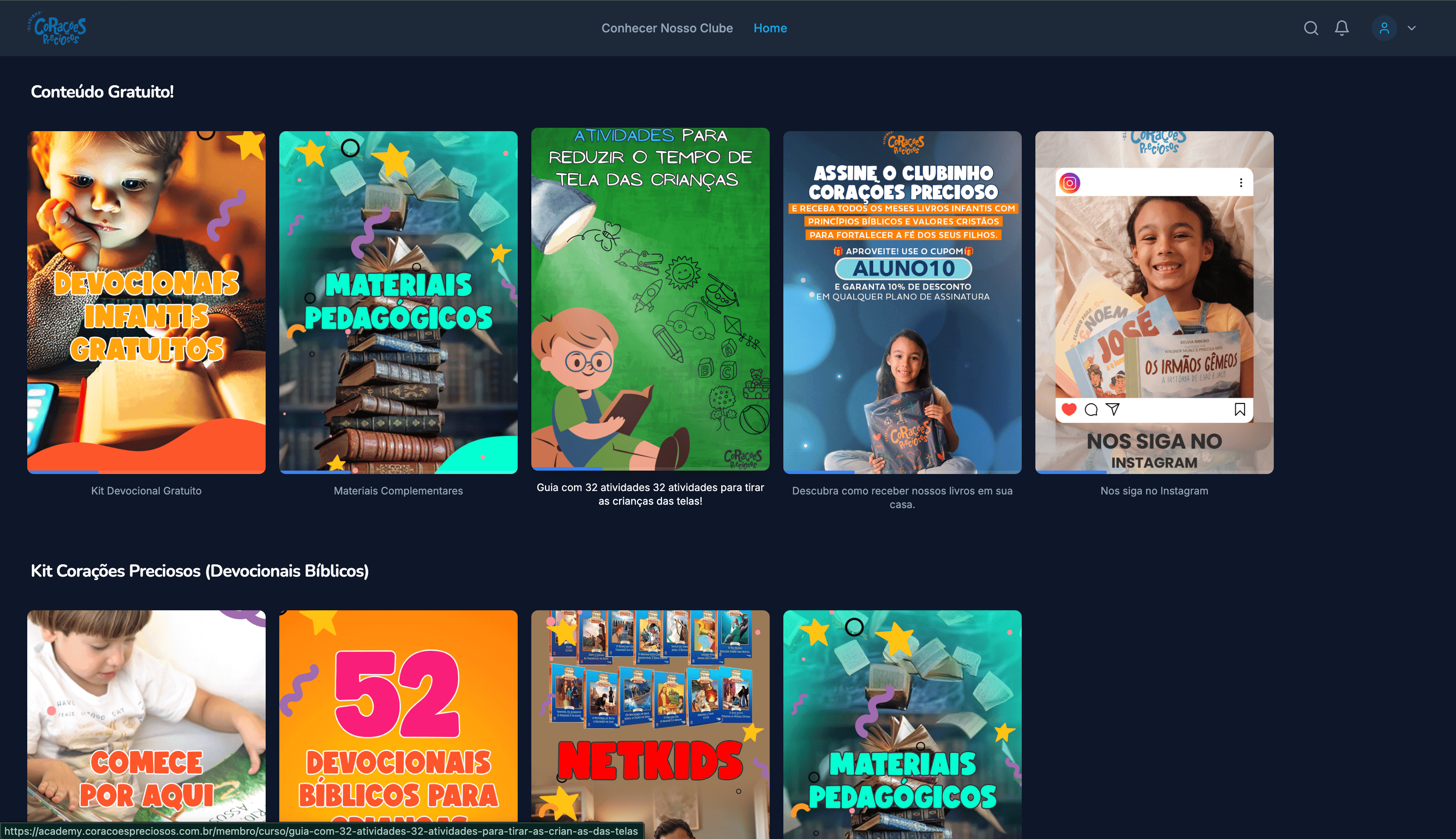 Academy Corações Preciosos